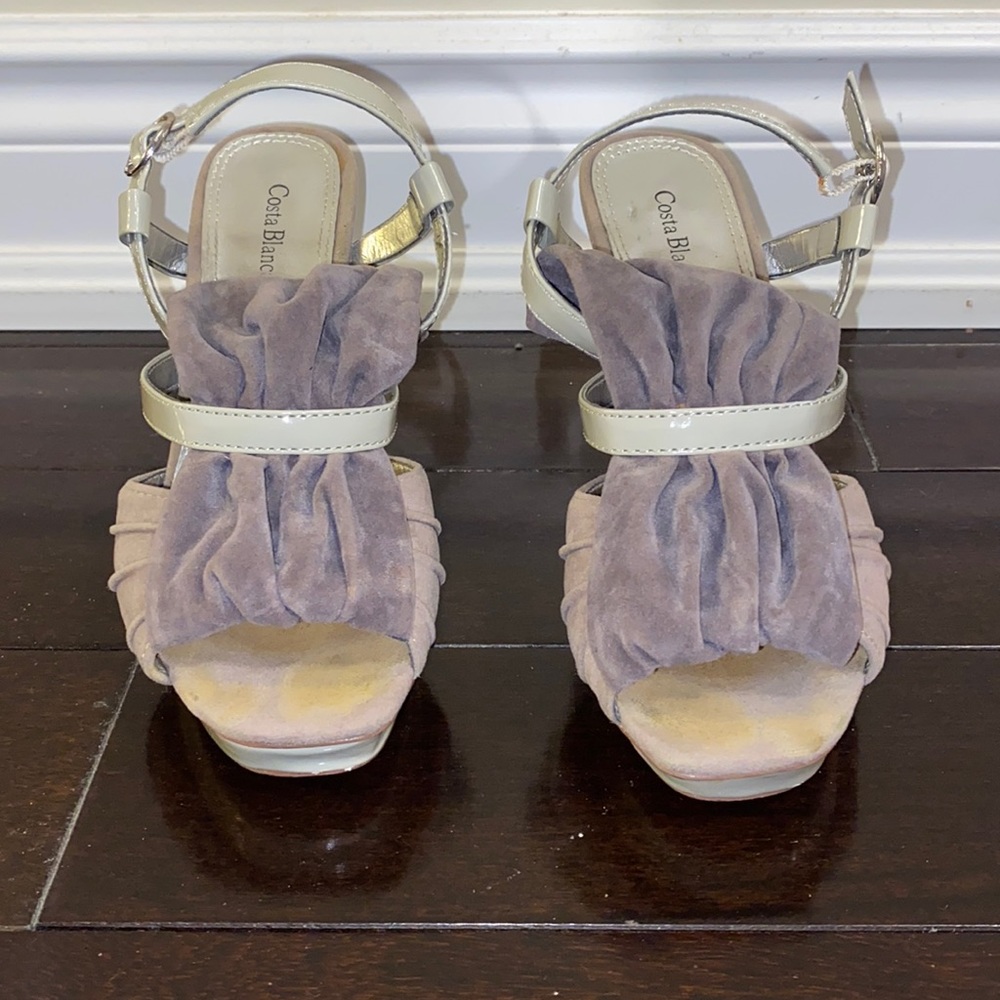 Cool gray costaBlancaX high heel as new